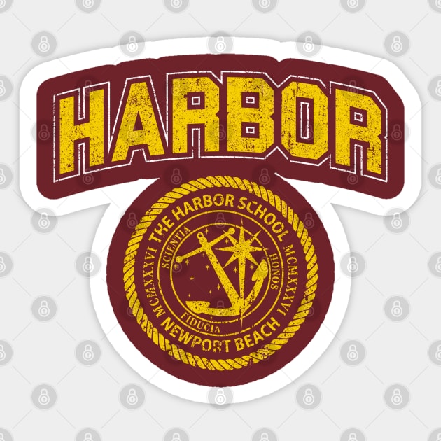 Harbor School - The OC Sticker by huckblade